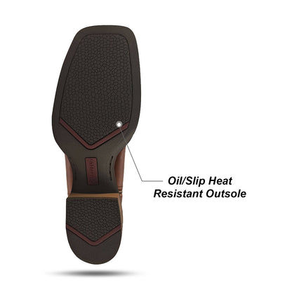 Palitutu PLT703605 Women's Western Cowgirl Boots - PU Leather, Square Toe