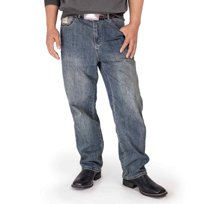 Palitutu PLT103613 Men's Western Cowboy Boots - Full Grain Leather, Square Toe