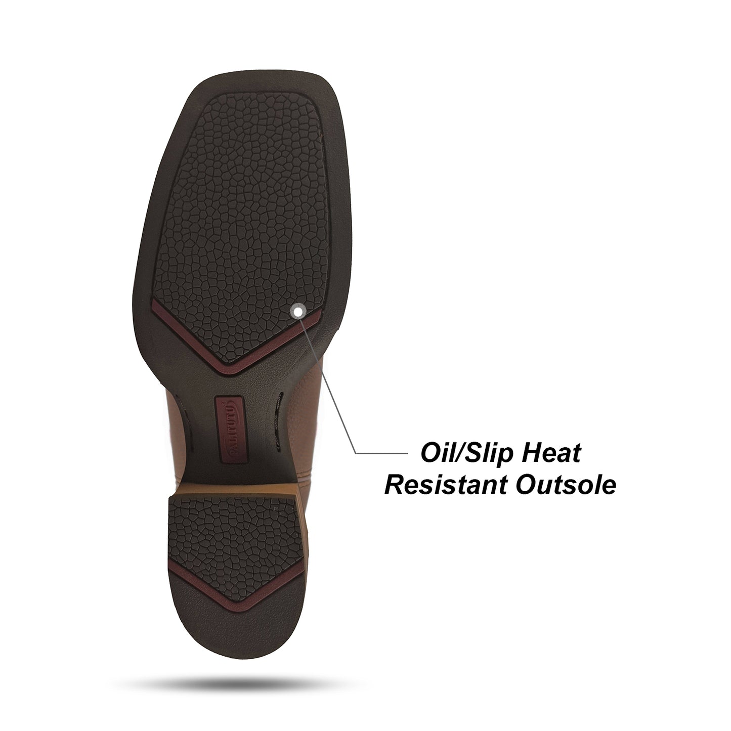 Palitutu PLT203609 Women's Western Cowgirl Boots - Full Grain Leather, Square Toe