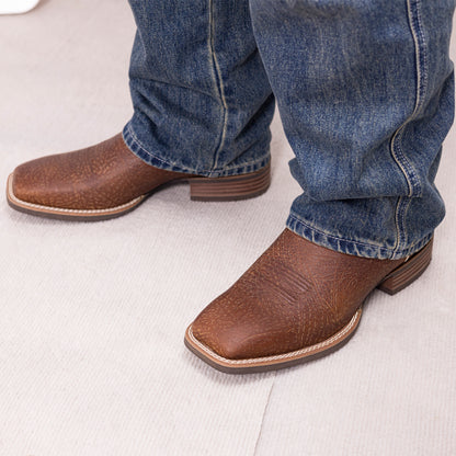 Palitutu PLT103616 Men's Western Cowboy Boots - Full Grain Leather, Square Toe