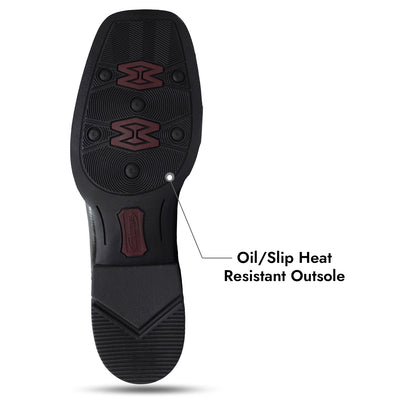 Palitutu PLT703603 Women's Western Cowgirl Boots - PU Leather, Square Toe