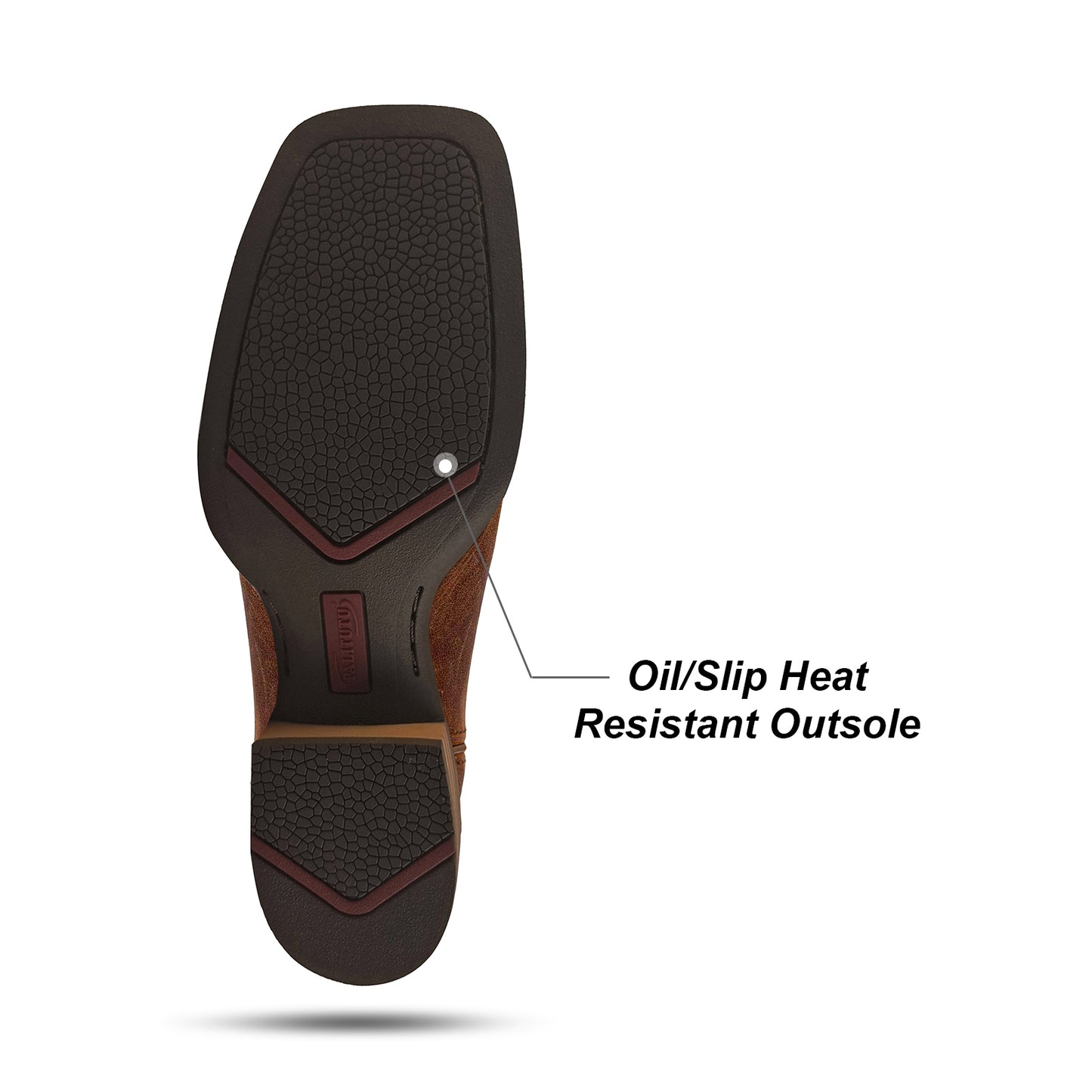 Palitutu PLT203606 Women's Western Cowgirl Boots - Full Grain Leather, Square Toe