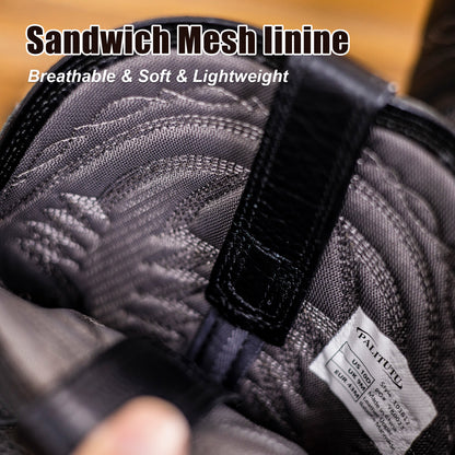 Palitutu PLT103612 Men's Western Cowboy Boots - Full Grain Leather, Square Toe