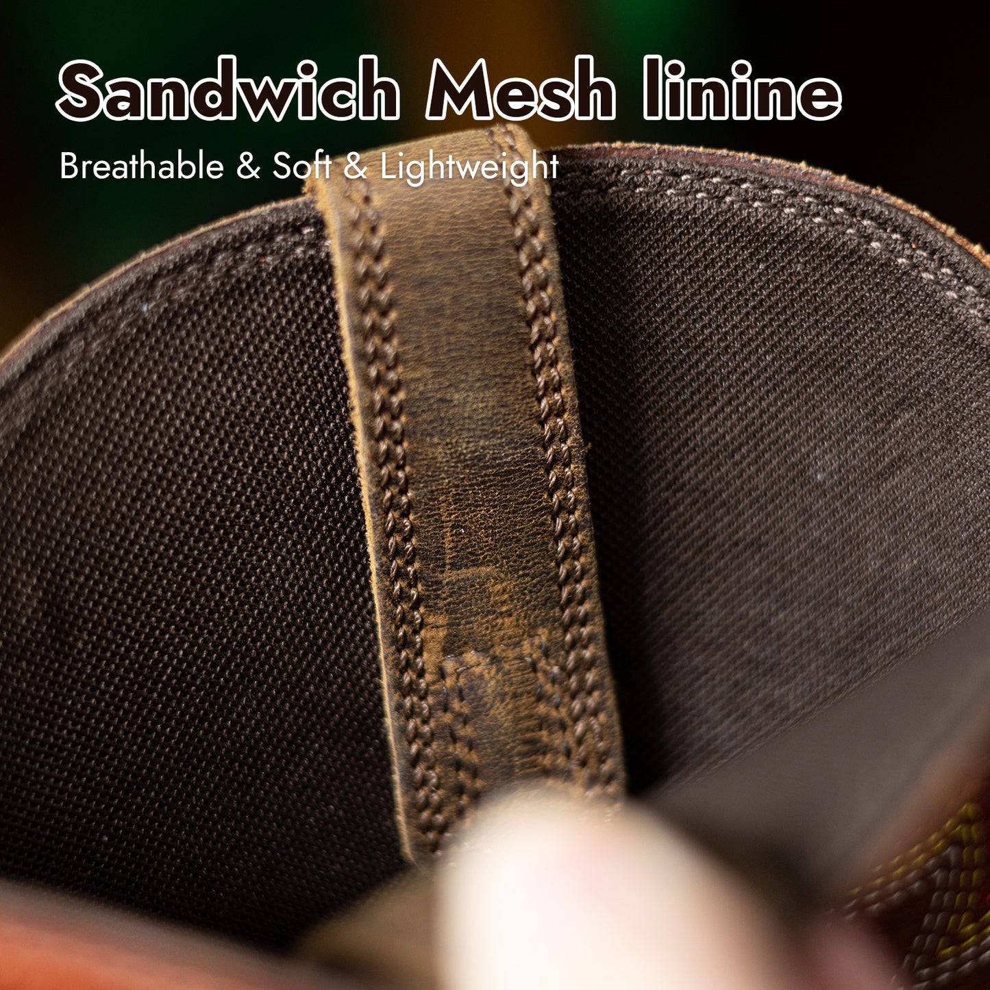 Palitutu PLT403601 Men's Work Boots - Full Grain Leather, Square Toe