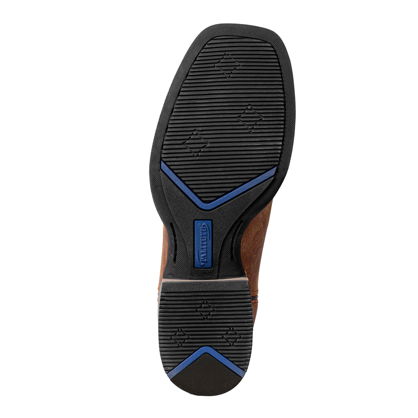 Palitutu PLT103601 Men's Western Cowboy Boots - Full Grain Leather, Square Toe