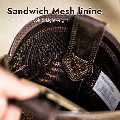 Palitutu PLT403606 Men's Work Boots - Full Grain Leather, Round Toe