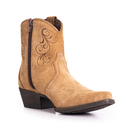Montana West Women's Western Cowgirl Boots - Full Grain Leather, Snip Toe MWB6024