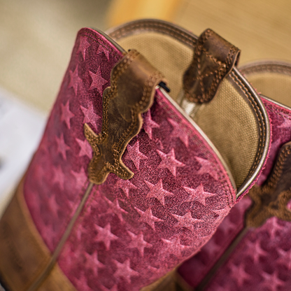 Palitutu PLT303611 Women's Mid-calf Western Boots - Full Grain Leather, Round Toe