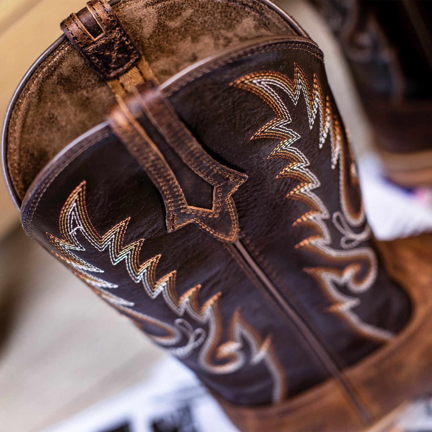 Palitutu PLT203608 Women's Western Cowgirl Boots - Full Grain Leather, Square Toe