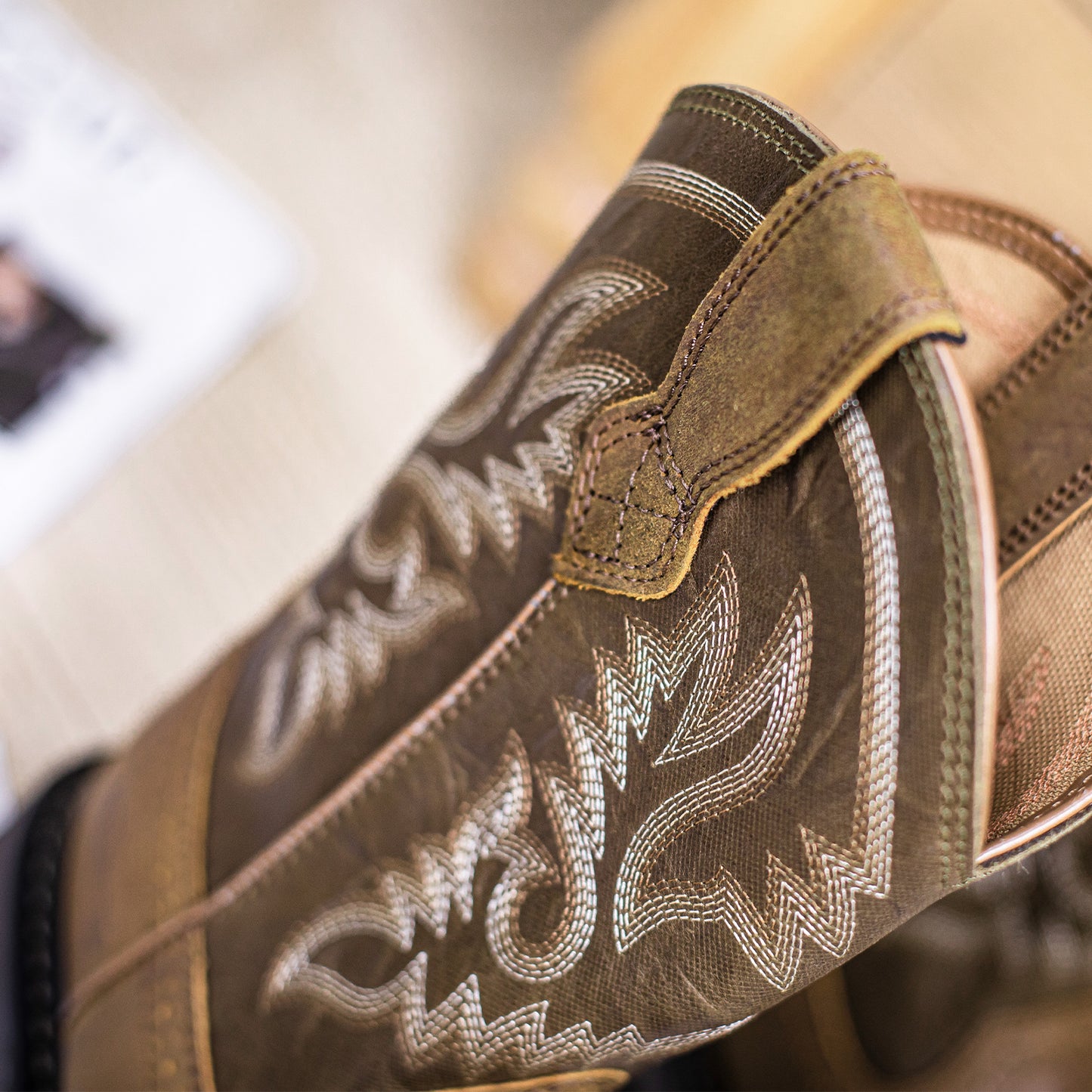 Palitutu PLT403605 Men's Work Boots - Full Grain Leather, Round Toe