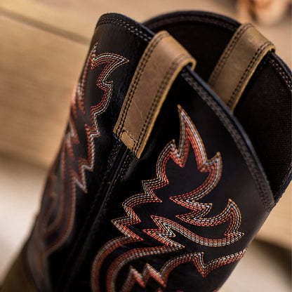 Palitutu PLT403603 Men's Work Boots - Full Grain Leather, Square Toe