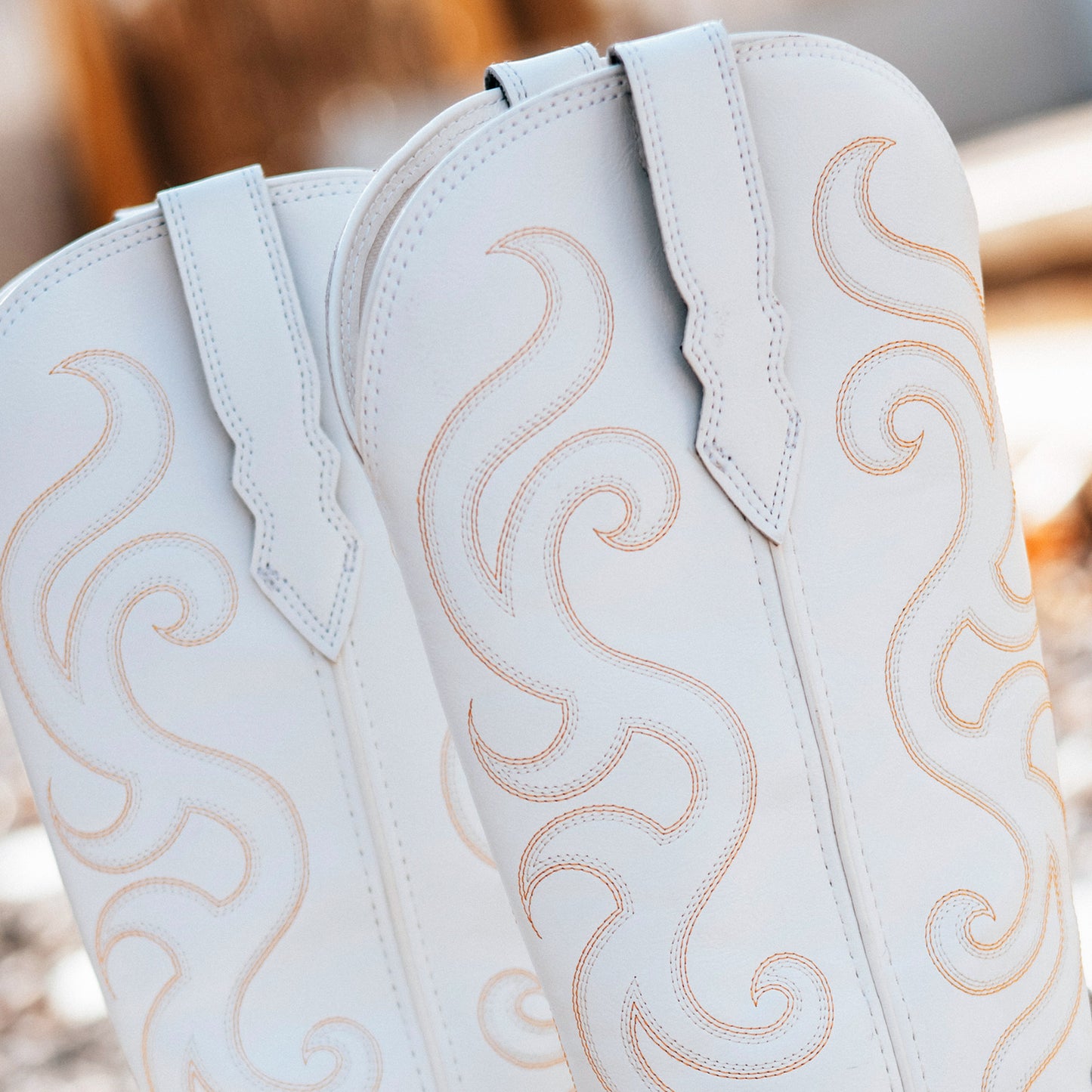 Palitutu PLT703601B Women's Western Cowgirl Boots - PU Leather, Round Toe