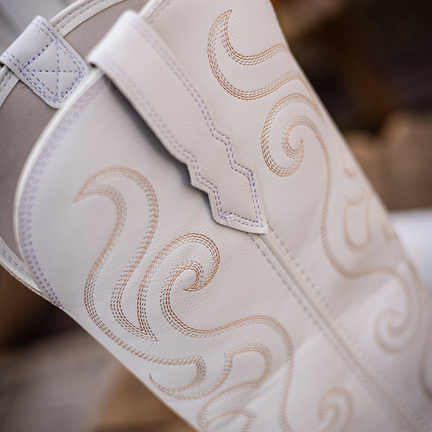 Palitutu PLT703601A Women's Western Cowgirl Boots - PU Leather, Round Toe