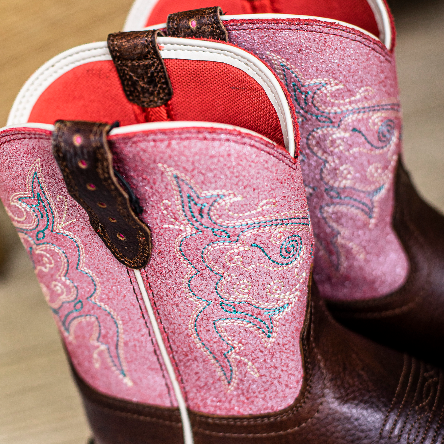 Palitutu PLT303610 Women's Mid-calf Western Boots - Full Grain Leather, Round Toe