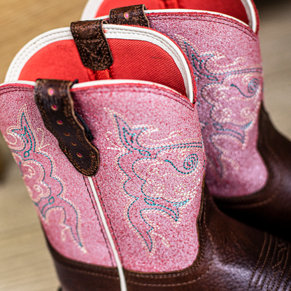 Palitutu PLT303610 Women's Mid-calf Western Boots - Full Grain Leather, Round Toe