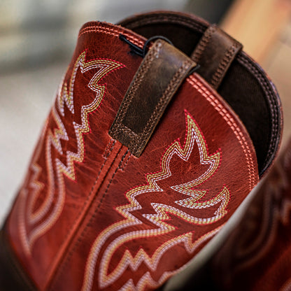 Palitutu PLT403601 Men's Work Boots - Full Grain Leather, Square Toe