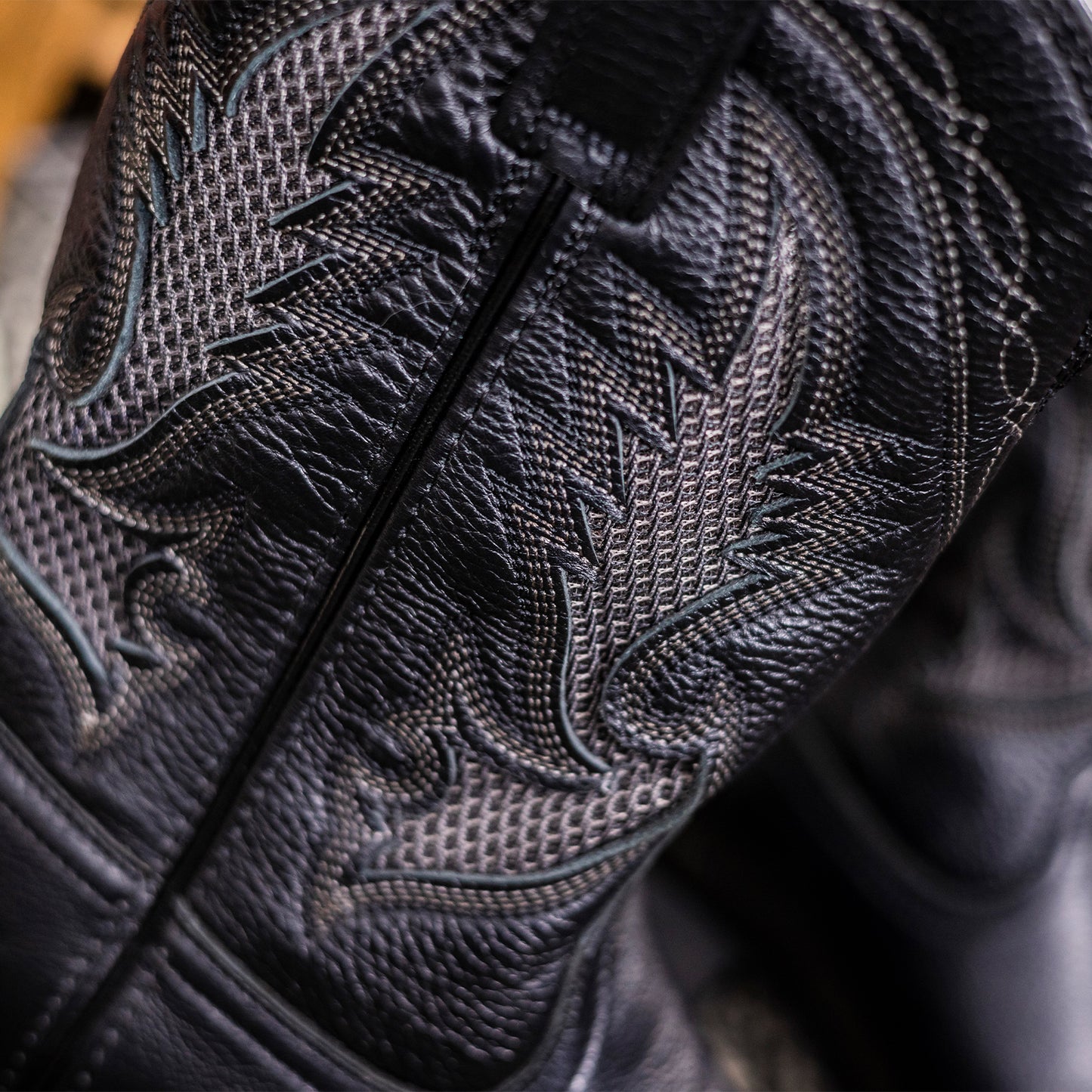 Palitutu PLT103612 Men's Western Cowboy Boots - Full Grain Leather, Square Toe