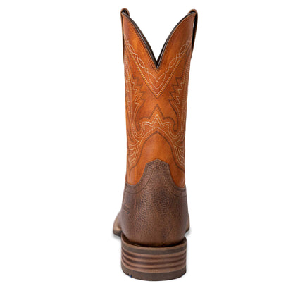 Palitutu PLT103617 Men's Western Cowboy Boots - Full Grain Leather, Square Toe