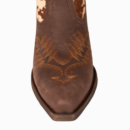 Montana West Women's Western Cowgirl Boots - Full Grain Leather, Snip Toe MWB6040