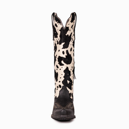 Montana West Women's Western Cowgirl Boots - Full Grain Leather, Snip Toe MWB6039