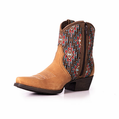 Montana West Women's Western Cowgirl Boots - Full Grain Leather, Snip Toe MWB6012