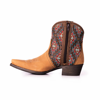 Montana West Women's Western Cowgirl Boots - Full Grain Leather, Snip Toe MWB6012