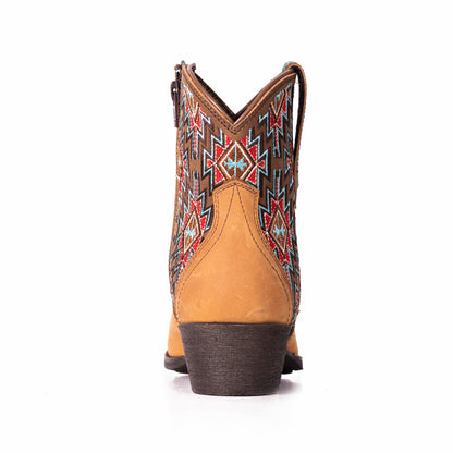 Montana West Women's Western Cowgirl Boots - Full Grain Leather, Snip Toe MWB6012