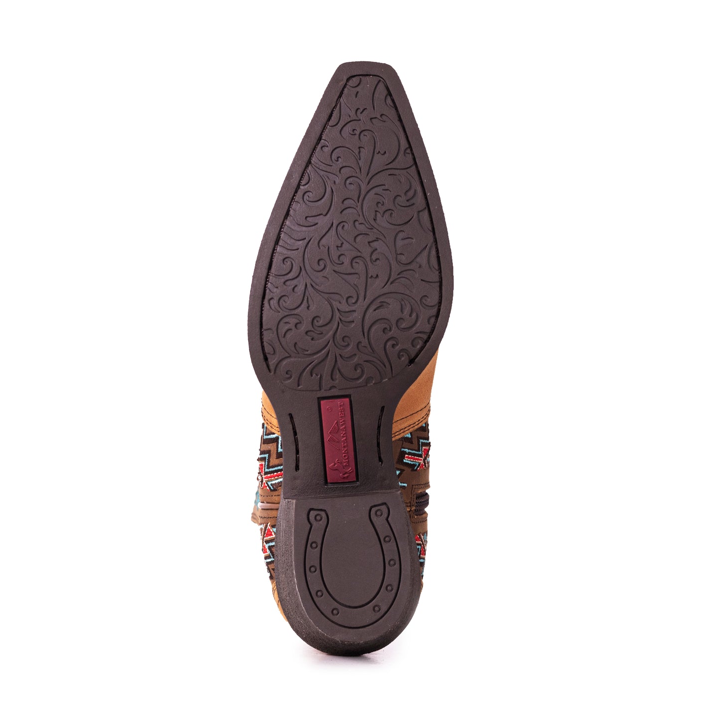 Montana West Women's Western Cowgirl Boots - Full Grain Leather, Snip Toe MWB6012