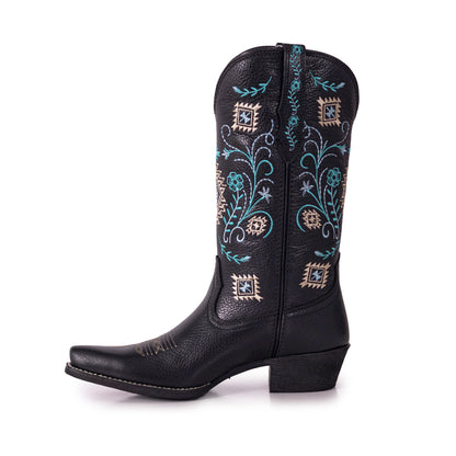 Montana West Women's Western Cowgirl Boots - Full Grain Leather, Snip Toe MWB6017