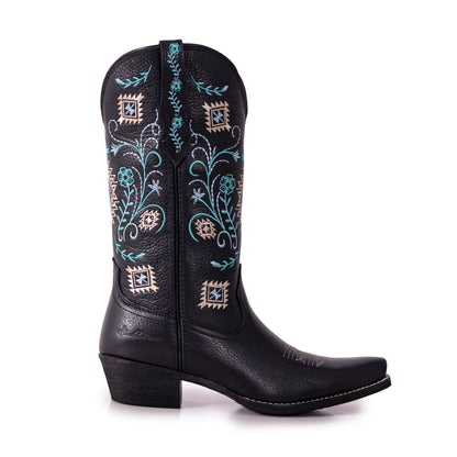 Montana West Women's Western Cowgirl Boots - Full Grain Leather, Snip Toe MWB6017