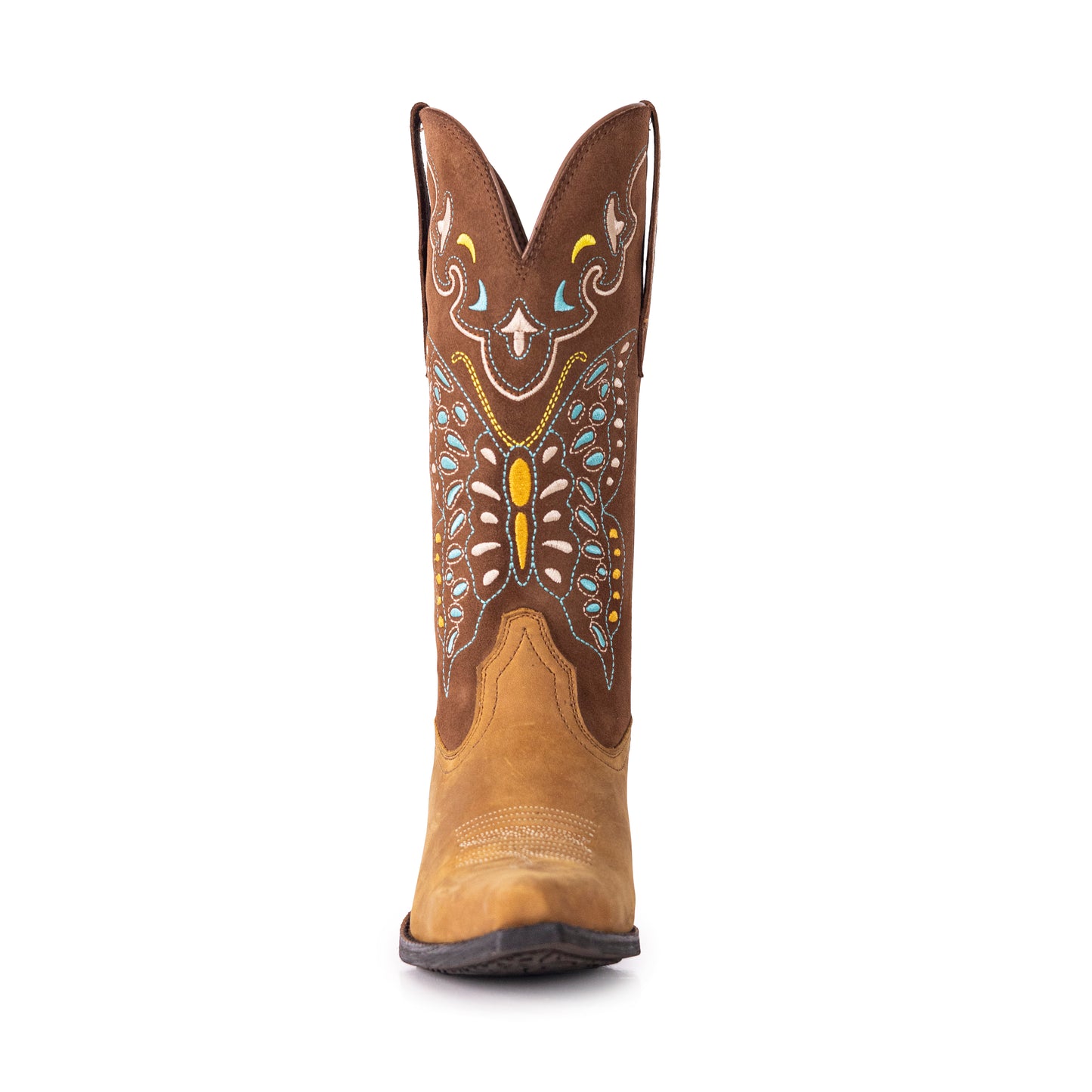 Montana West Women's Western Cowgirl Boots - Full Grain Leather, Snip Toe MWB6016
