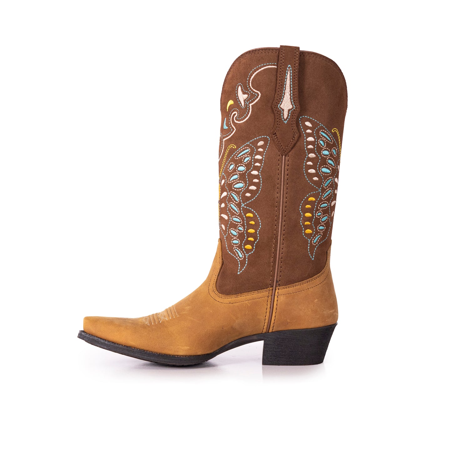 Montana West Women's Western Cowgirl Boots - Full Grain Leather, Snip Toe MWB6016
