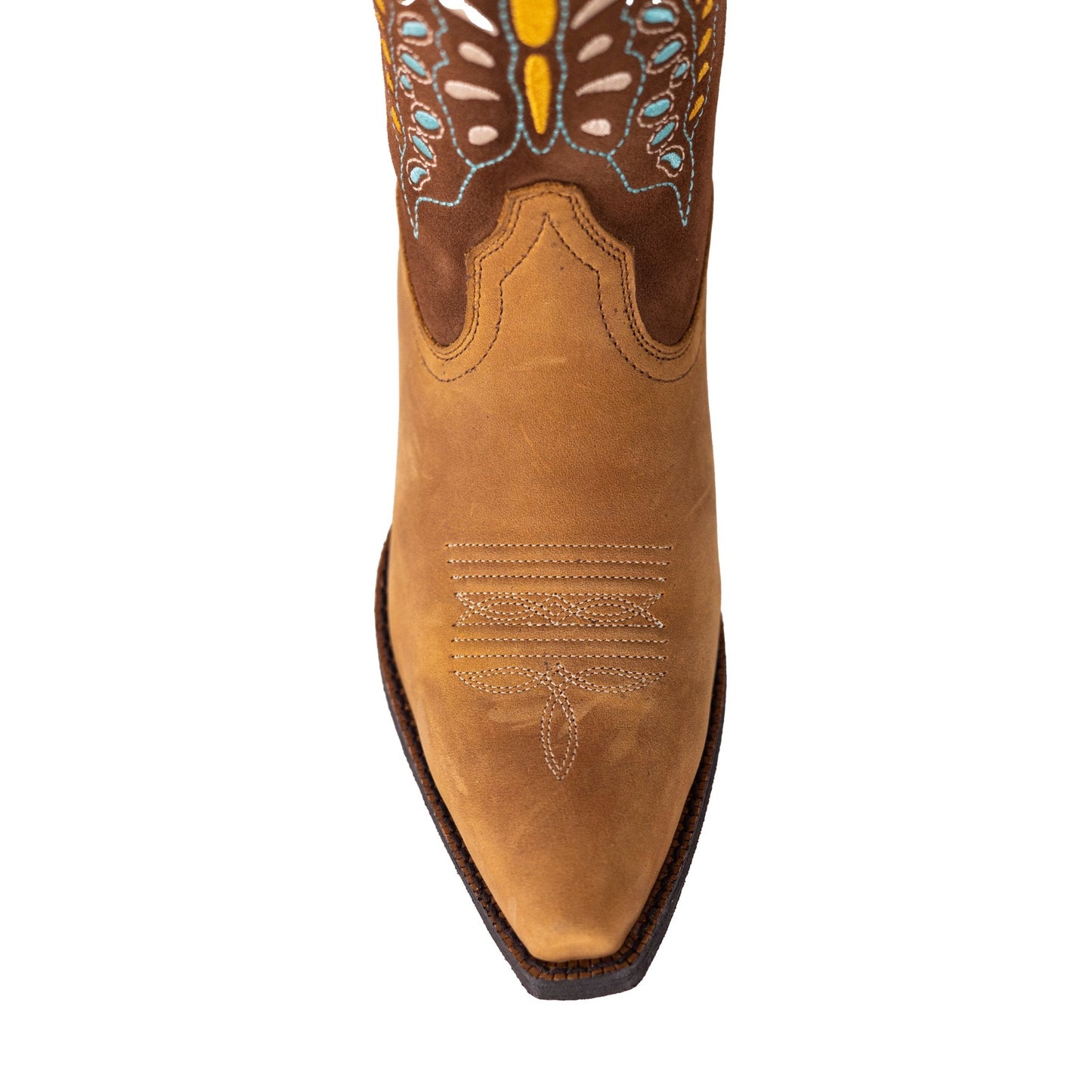Montana West Women's Western Cowgirl Boots - Full Grain Leather, Snip Toe MWB6016