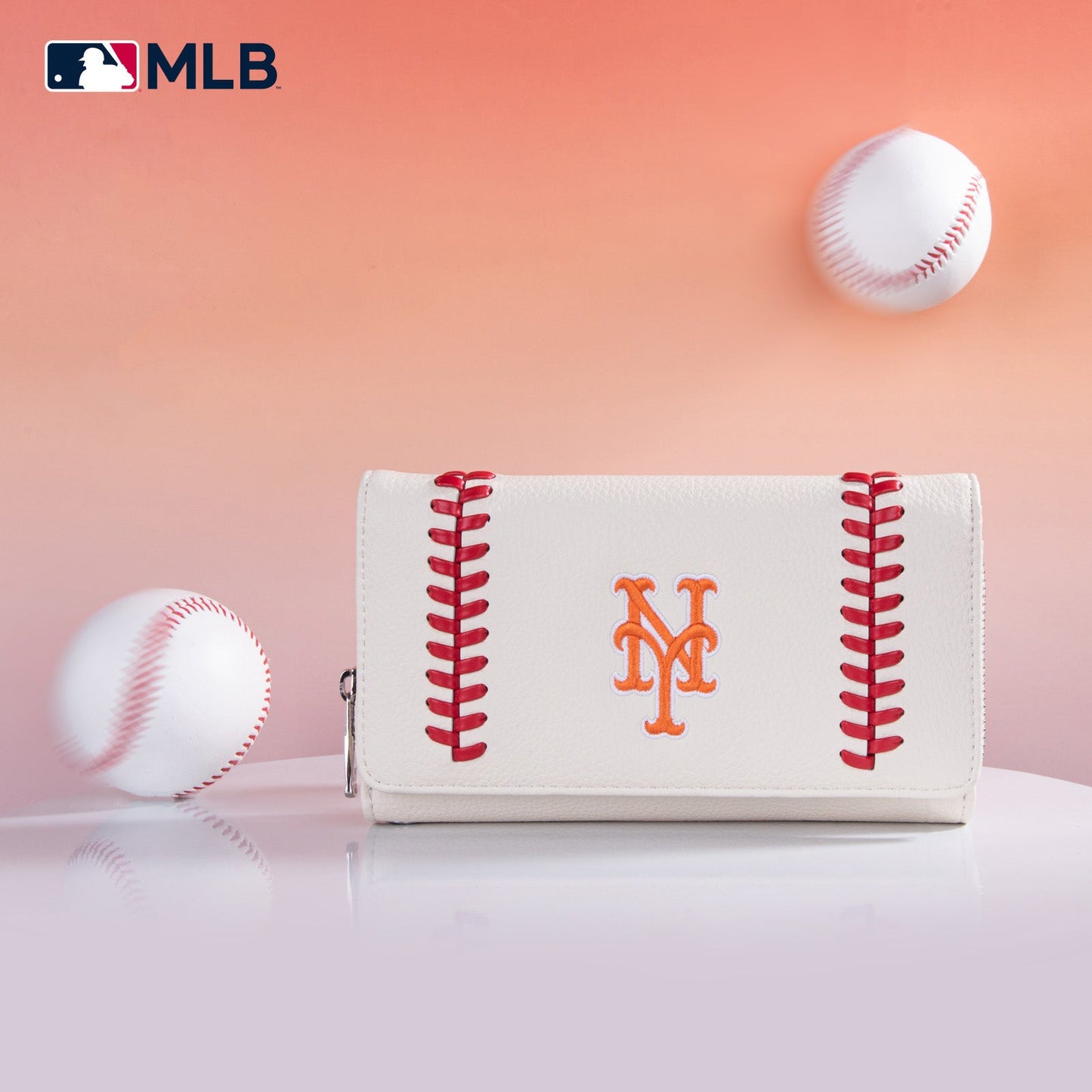 MLB-MT107  MLB New York Mets Team Wallet/Wristlet