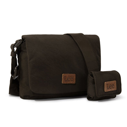 LEE48-001  LEE  Small Light Weight Shoulder/Crossbody Bag with Earphone Pouch