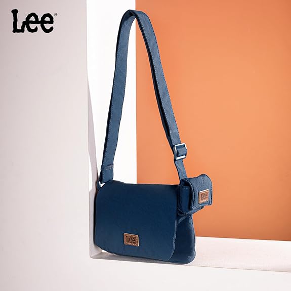 LEE48-001  LEE  Small Light Weight Shoulder/Crossbody Bag with Earphone Pouch