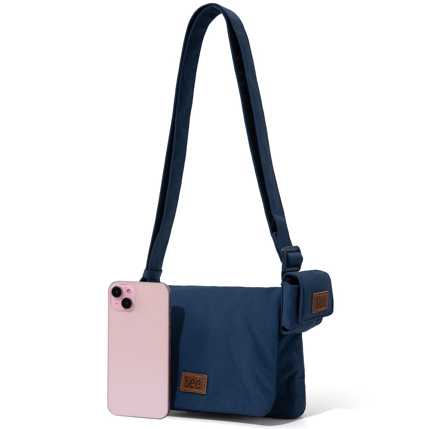 LEE48-001  LEE  Small Light Weight Shoulder/Crossbody Bag with Earphone Pouch