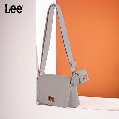 LEE48-001  LEE  Small Light Weight Shoulder/Crossbody Bag with Earphone Pouch