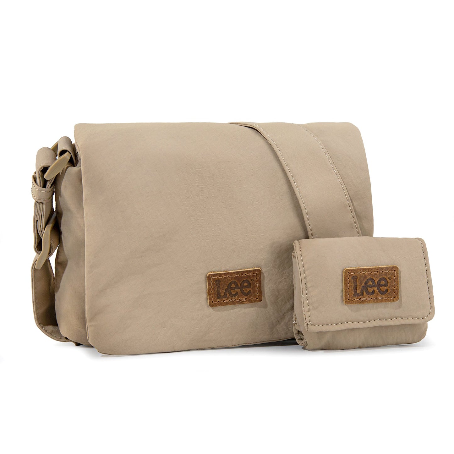 LEE48-001  LEE  Small Light Weight Shoulder/Crossbody Bag with Earphone Pouch