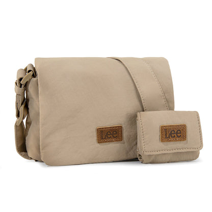 LEE48-001  LEE  Small Light Weight Shoulder/Crossbody Bag with Earphone Pouch