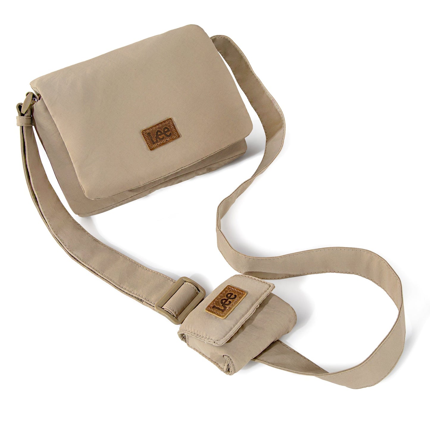 LEE48-001  LEE  Small Light Weight Shoulder/Crossbody Bag with Earphone Pouch