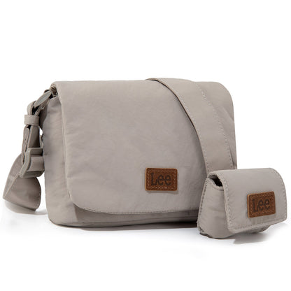 LEE48-001  LEE  Small Light Weight Shoulder/Crossbody Bag with Earphone Pouch