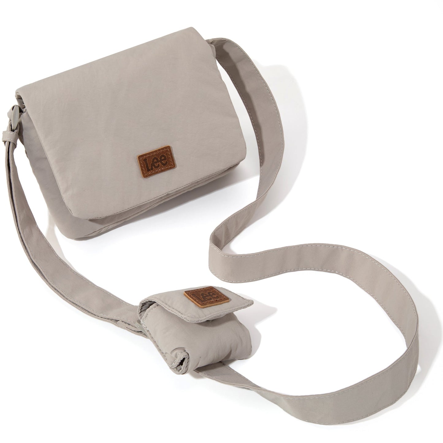 LEE48-001  LEE  Small Light Weight Shoulder/Crossbody Bag with Earphone Pouch