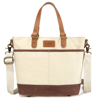 LEE51-003  LEE Denim Waxed Canvas Tote/Shoulder Bag/Crossbody