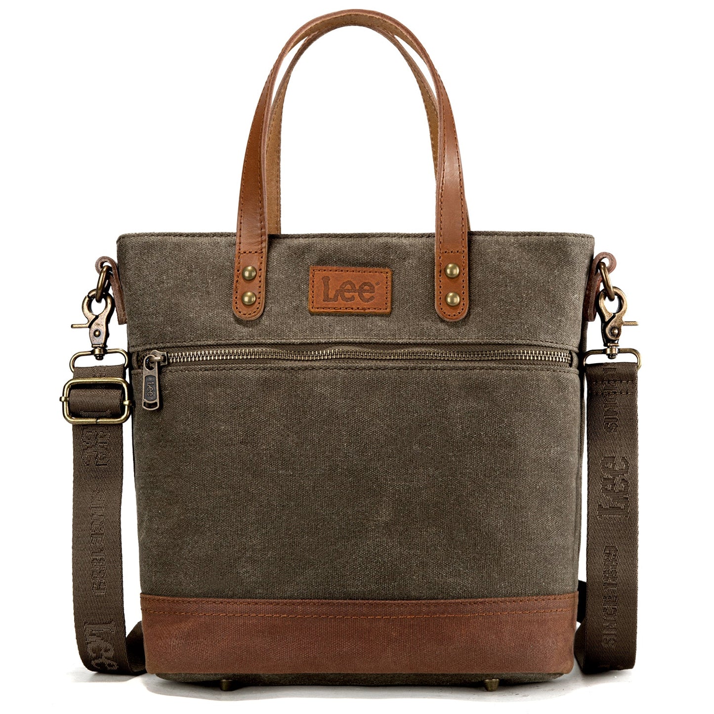 LEE51-004  LEE Denim Waxed Canvas Tote/Shoulder Bag/Crossbody