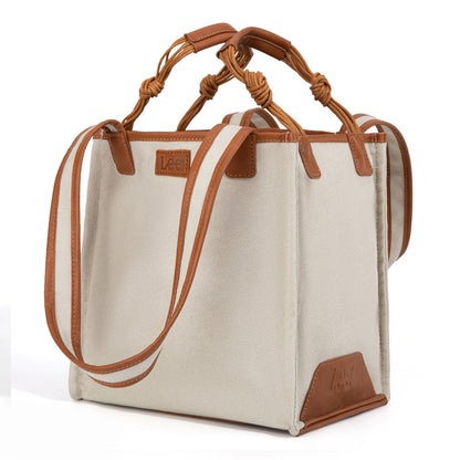 LEE53-002   LEE Canvas Top Knot Handle Tote Bag/Shoulder Bag