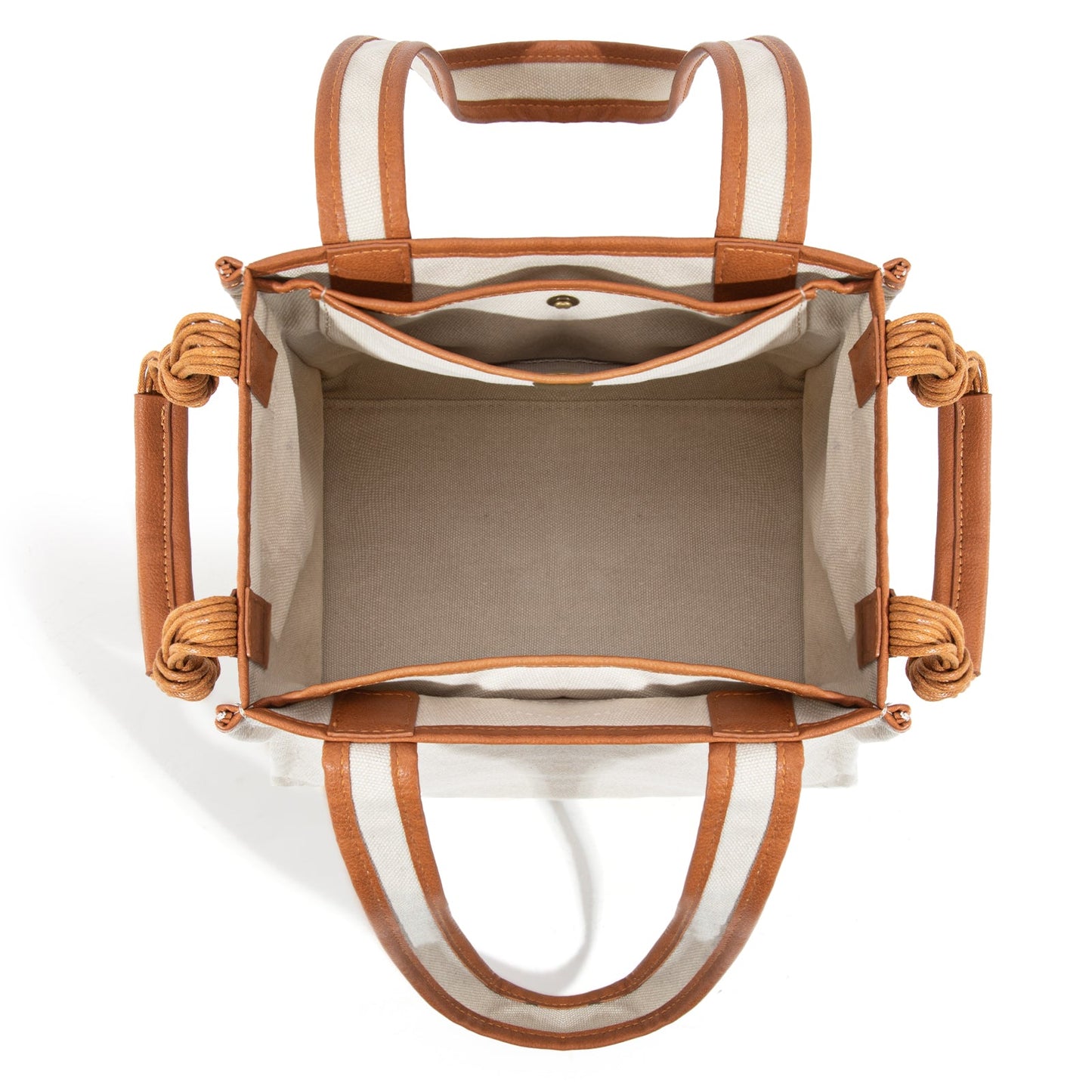 LEE53-002   LEE Canvas Top Knot Handle Tote Bag/Shoulder Bag