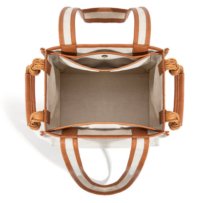 LEE53-002   LEE Canvas Top Knot Handle Tote Bag/Shoulder Bag