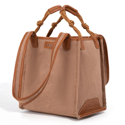 LEE53-002   LEE Canvas Top Knot Handle Tote Bag/Shoulder Bag