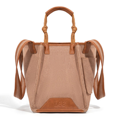 LEE53-002   LEE Canvas Top Knot Handle Tote Bag/Shoulder Bag